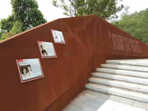 汝城耐候钢挡土墙